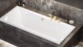 Excellent Clever 2.0 bateria wannowa 3-otworowa, czarny soft AREX.4134BS