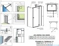 Radaway Essenza Brushed Copper Kdj+S kabina 75x80x75cm prawa szczotkowana miedź 1384049-01-01/1385021-93-01R/1384049-01-01