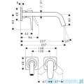 Hansgrohe Axor Citterio M Jednouchwytowa bateria umywalkowa podtynkowa 34116000