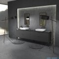 Oristo Siena szafka z umywalką 50x50x46 czarny mat OR45-SD1S-50-8/UME-CE-50-91
