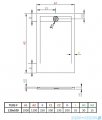 Radaway Teos F brodzik 120x100cm biały HTF120100-04