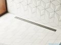 Schedpol Slim Lux odpływ liniowy z maskownicą Steel Slim 80x3,5x9,5cm OLSL80/SLX
