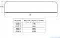 Roca osłona odpływu STONEX dla brodzików Aquos 100cm beżowy A276358650