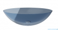 Besco Anya Blue Wave + syfon chrom umywalka nablatowa 50x35x15cm #UMA-50-BWC