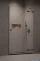 Radaway Essenza Pro Brushed GunMetal Dwj drzwi wnękowe 120cm prawe szczotkowany grafit 10099120-92-01R