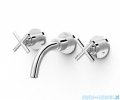 Tres MONTBLANC Bateria umywalkowa podtynkowa chrom 28330001
