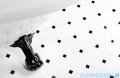 Dunin Black & White mozaika kamienna 30x30 pure B&W star 15