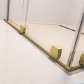 Radaway Furo Brushed Gold kabina Walk-in 100x200cm lewa szczotkowane złoto 10106538-99-01L/10110494-01-01