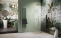 Radaway Modo F SL Brushed Gold II kabina Walk-in 80x201,6cm prawa Szczotkowane Złoto szkło przejrzyste 10419084-99-01R