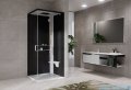 Novellini Glax 2 2.0 kabina z hydromasażem hydro plus 90x90 prawa biała G22GF99DM1L-1UH