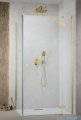 Radaway Essenza Kdj Gold kabina 90x90cm prawa szkło przejrzyste 1385044-09-01R/1384050-01-01