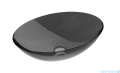 Besco Anya Carbon Grey + syfon chrom umywalka nablatowa 50x35x15cm #UMA-50-CGC
