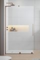 Radaway Furo SL Brushed Copper kabina Walk-in 120x200cm lewa szczotkowana miedź 10306638-93-01L/10110594-01-01