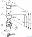 Kludi Scope Jednouchwytowa bateria kuchenna Bajonett DN 10 chrom 339380575