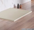 New Trendy Nex Shade brodzik konglomeratowy prostokątny 90x80x3,5 cm beżowy B-0487