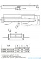 Wiper Odpływ liniowy Premium Tivano 80cm z kołnierzem poler T800PPS100