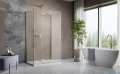 Radaway Essenza Brushed Gold Kdj+S kabina 70x90x70cm lewa szczotkowane złoto 1384048-01-01/1385020-99-01L/1384048-01-01