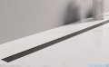 New Trendy Visio Slim Black odpływ liniowy z rusztem matowym w kolorze czarnym 100x3,2 cm OL-0080