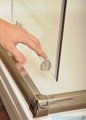 Ravak Blix BLRV2K drzwi prysznicowe 1/2 100cm aluminium transparent Anticalc 1XVA0C00Z1