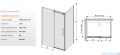 Sanplast kabina KND2/ALTII narożna prostokątna 100x160-170x210 cm grafit 600-121-1061-42-491