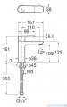 Roca Cala bateria umywalkowa sztorcowa Chrom A5A326EC0M
