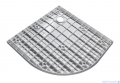 Besco Vexo Marble brodzik 90x90cm półokrągły VM-90-90-P