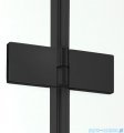 New Trendy New Renoma Black drzwi wnękowe 90x195 cm przejrzyste lewe D-0271A