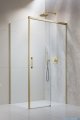 Radaway Idea Kdj Brushed Gold kabina 120x80cm prawa szczotkowane złoto 387042-99-01R/387051-99-01L