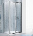 Novellini Drzwi prysznicowe składane LUNES B 66 cm szkło przejrzyste profil biały LUNESB66-1D