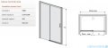 Sanplast Free Zone drzwi przesuwne D2L/FREEZONE 120x190 cm lewe przejrzyste 600-271-3150-38-401