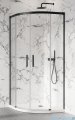 Radaway Idea Black Pdd kabina 90x120cm szkło czarny mat/szkło przejrzyste 387139-01-01/387158-54-01