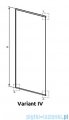 Radaway Modo XL Black kabina Walk-in 30-100×250-300 szkło przejrzyste 10mm 389405-54-01