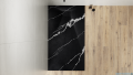 Besco Vexo Marble Black 170x90cm brodzik prostokątny VMB-170-90-P