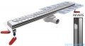 Wiper New Premium Revers Odpływ liniowy z kołnierzem 50 cm syfon drop 35 mat 500.0253.03.050