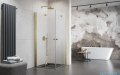 Radaway Nes KDD B Brushed Gold kabina 90x90 szczotkowane złoto 10024090-99-01L/10024090-99-01R