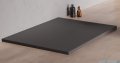 New Trendy Nex Shade brodzik konglomeratowy prostokątny 140x80x3,5 cm antracyt B-0511