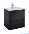 Elita Split szafka podumywalkowa 60x63x46cm czarny mat 168143