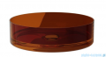 Besco Enya Earth Rust + syfon chrom umywalka nablatowa 36x36x10cm #UME-36-ERC