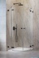 Radaway Essenza Pro Brushed GunMetal Pdd kabina 100x90cm szczotkowany grafit 10095100-92-01L/10095090-92-01R 