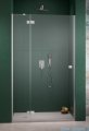 Radaway Essenza Brushed Nickel Dwj drzwi wnękowe 80cm lewe szczotkowany nikiel/szkło przejrzyste 1385012-91-01L