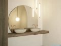 Riho Limited Escala owalna umywalka nablatowa 55x32x15 cm PEBBLE GREY W030001106 