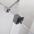 Radaway Furo Brushed GunMetal PND II parawan nawannowy 130cm prawy szczotkowany grafit 10109688-92-01R/10112644-01-01