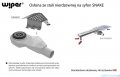 Wiper New Premium Revers Odpływ liniowy z kołnierzem 50 cm szlif syfon snake 500.0251.02.050
