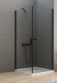 New Trendy New Soleo Black 90x70x195 cm kabina prostokątna wspornik równoległy przejrzyste