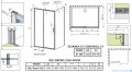 Radaway Premium Pro Black Kdj kabina 150x100cm lewa czarny mat/szkło przejrzyste 1015150-54-01L/1016100-54-01