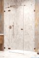 Radaway Essenza Pro Brushed Copper Kdj kabina 80x90cm lewa szczotkowana miedź 10097080-93-01L/10098090-01-01