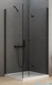 New Trendy New Soleo Black 100x100x195 cm kabina prawa przejrzyste D-0240A/D-0116B