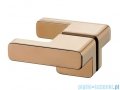 New Trendy Eventa Copper Shine kabina prysznicowa kwadratowa 110x110x200 cm lewa przejrzyste miedź połysk EXK-6392