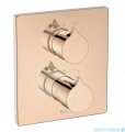 Roca Insignia bateria wannowo-prysznicowa termostatyczna podtynkowa Rose Gold EVERLUX-PVD-A5A0C3ARG0