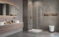 Radaway Essenza Pro Brushed Copper Pdd kabina 80x80cm szczotkowana miedź 10095080-93-01L/10095080-93-01R